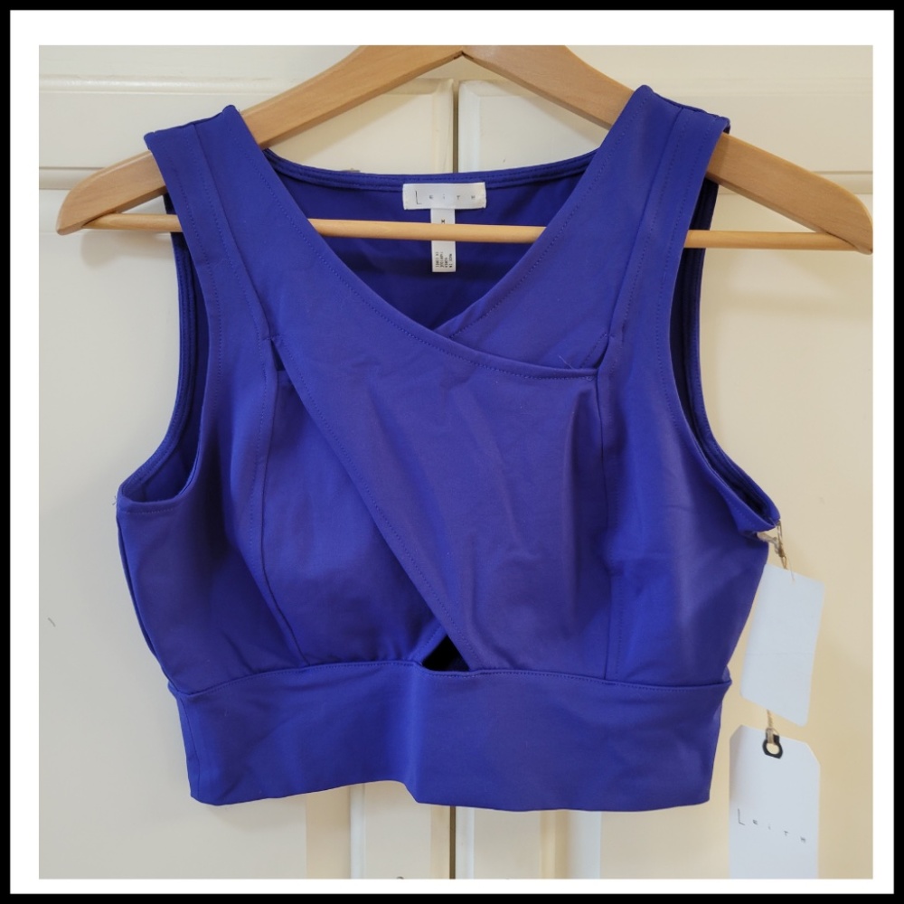 Leith Crossover Front Crop Top